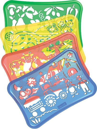 Quercetti Боядисване Stencils Design Farm за Деца 4+ години+ Години