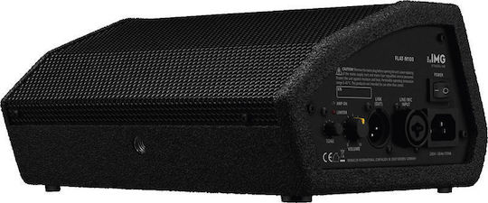 IMG Stageline Flat-M100 Самоусилващ Монитор на сцената 100W με Woofer 4" 26.5x19.25x12εκ. σε Черен Χρώμα
