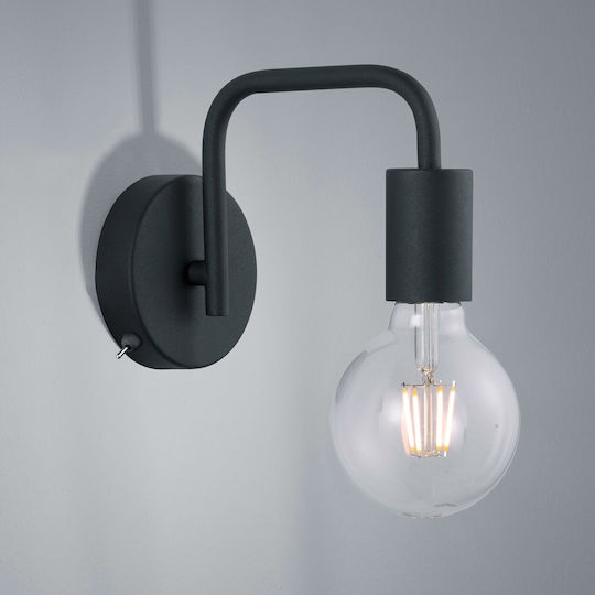 Trio Lighting Diallo Φωτιστικό Τοίχου Μαύρο 10εκ. Trio Lighting Diallo Φωτιστικό Τοίχου Μαύρο 10εκ.