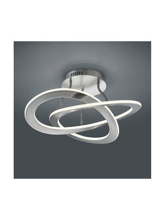 Trio Lighting Oakland Modernă Metalică Plafonieră de tavan cu LED Integrat 53buc Argint