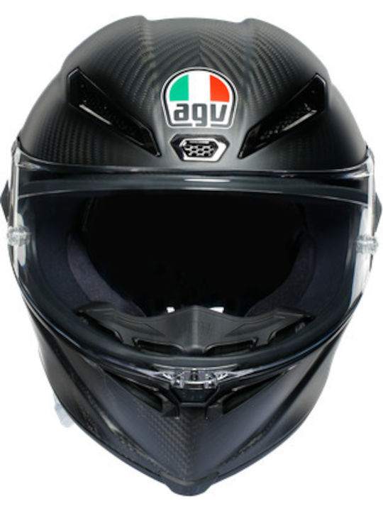 AGV Pista GP RR Mono Matt Carbon Κράνος Μηχανής Full Face 1450gr με Pinlock