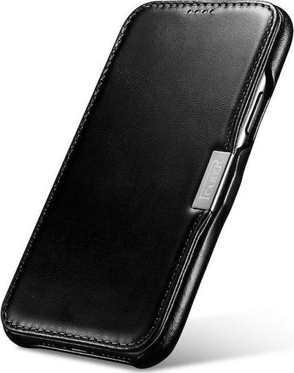 iCarer Vintage Folio Book Δερμάτινο Μαύρο (iPhone 11 Pro Max)