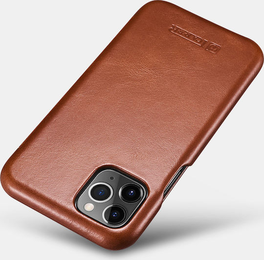 iCarer Vintage Curved Edge Book Piele Maro (iPhone 11 Pro Max)