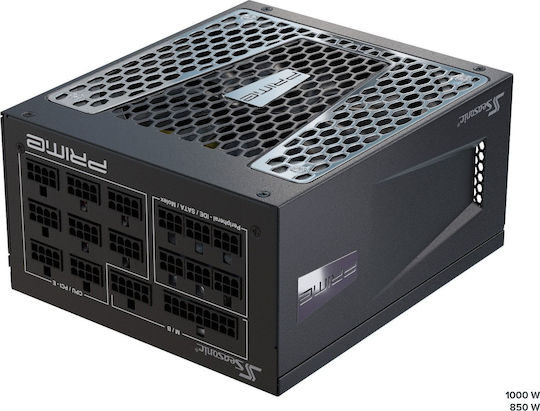 Seasonic Prime TX 1000W Μαύρο Τροφοδοτικό Υπολογιστή Full Modular 80 Plus Titanium