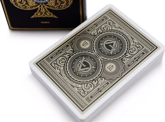 Theory11 Artisan Collectible Playing Cards Plastic for Poker Black
