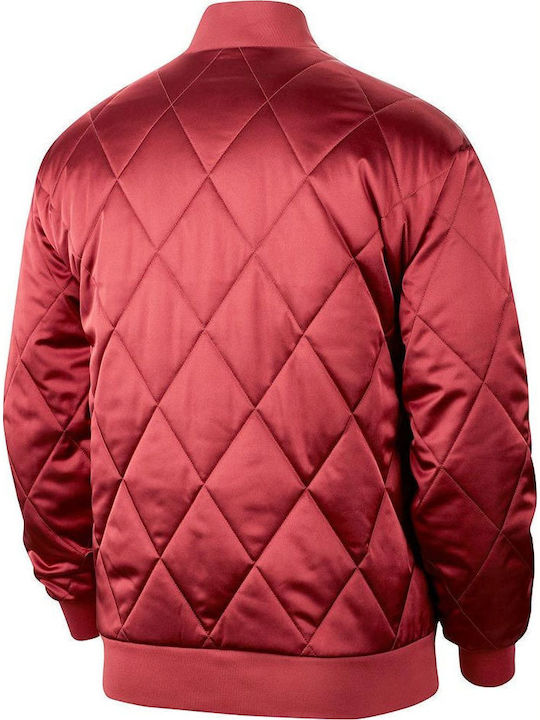 Κοντό Γυναικείο Bomber Jacket Κόκκινο