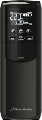 Powerwalker VI 600 CSW UPS Line-Interactive 600VA 360W with 4 Schuko Power Plugs