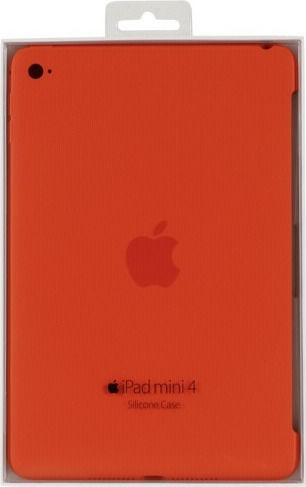 Apple Silicone Case Back Cover Πορτοκαλί (iPad mini 4)