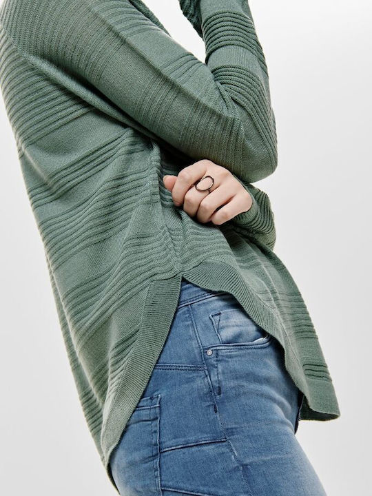 Caviar Women's Long Sleeve Sweater Chinois Green