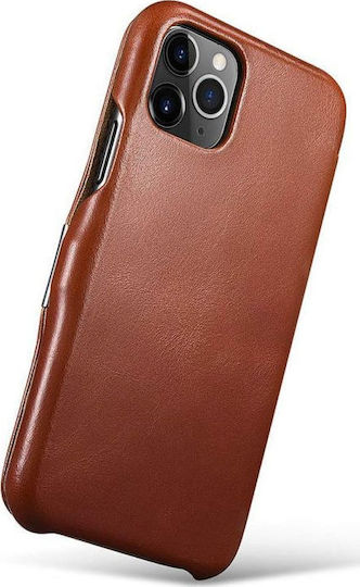 iCarer Vintage Folio Book Δερμάτινο / Δερματίνης Καφέ (iPhone 11 Pro)
