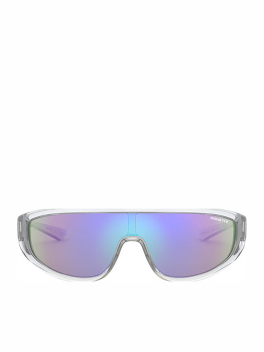 Arnette Clayface Men's Sunglasses with Transparent Plastic Frame and Gray Lens AN4264 2634