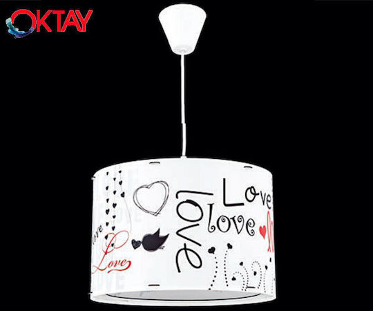 Oktay Love Pendant Light White 30cm Oktay Love Pendant Light White 30cm