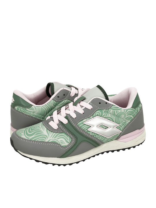 Lotto Record VIII Leaf Damen Sneakers Grün