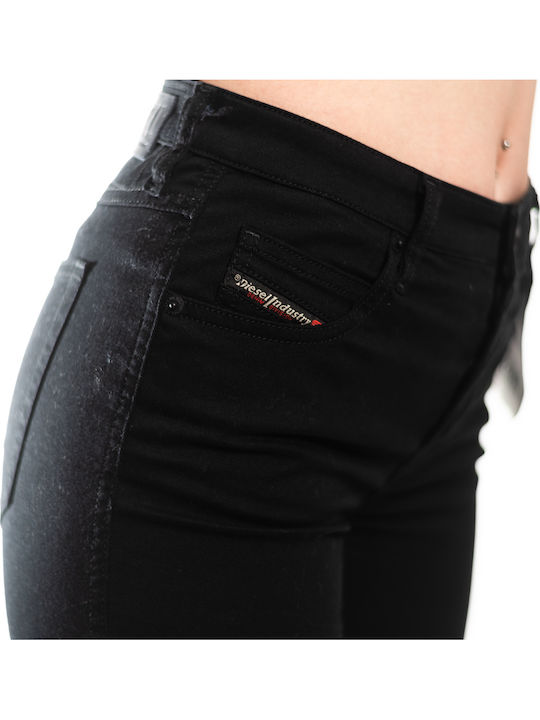 Babhila Women's Jean Trousers in Skinny Fit Black