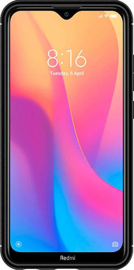 Spigen Rugged Armor Back Cover Silicone Black (Redmi 8A)