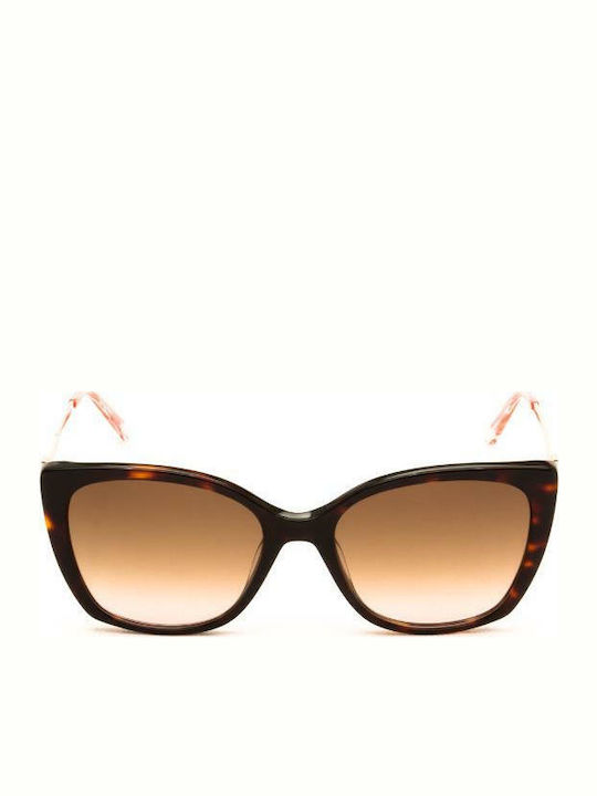 Moschino Women's Sunglasses with Brown Tartaruga Frame and Brown Gradient Lens MOL018/S 086/M2