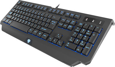 Natec Cobalt 300 Комплект Гейминг Клавиатура с RGB подсветка & Мишка (Английски US) Черен