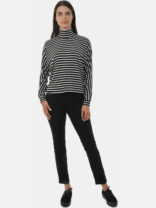 724 High Waist Women's Jean Trousers in Slim Fit Black Sheep