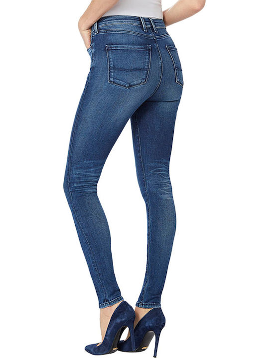 Pepe Jeans Dion Hoch tailliert Damenjeanshose in Enger Passform