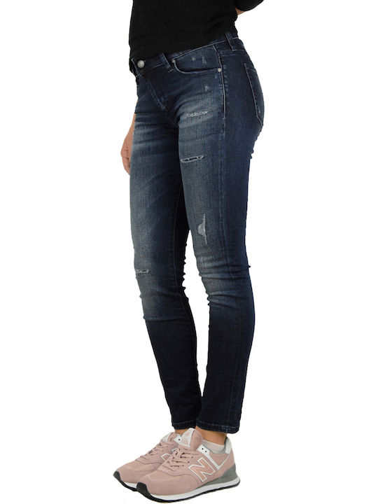 Staff Sandra Women's Jean Trousers Mid Rise in Skinny Fit