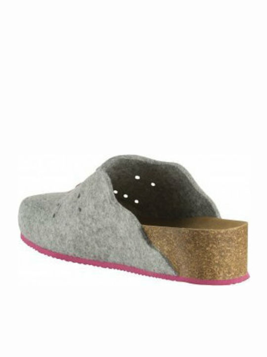 Scholl Beille Anatomical Women's Slippers in Gray color