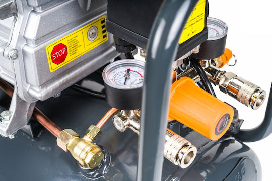 Powermat Single-Phase Air Compressors 97dB with Power 2.5hp and Airtank 24lt PM-KO-24T