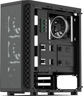 SilentiumPC Signum SG1X TG RGB Gaming Midi Tower Κουτί Υπολογιστή με Πλαϊνό Παράθυρο Μαύρο