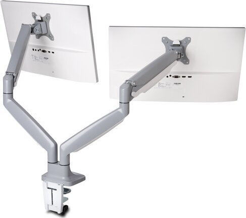 Kensington SmartFit One-Touch Βάση Γραφείου για 2 Οθόνες έως 32" με Βραχίονα Ασημί