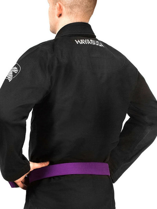 Hayabusa Pro Ultra Lightweight Gi Bărbați Uniforme Jiu Jitsu Negru