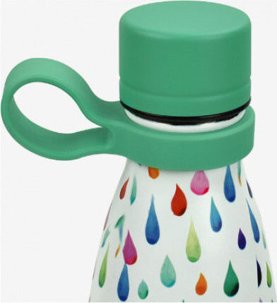 Legami Milano Hot&Cold Recyclable Stainless Steel BPA Free Thermos Bottle 500ml After Rain With Handle