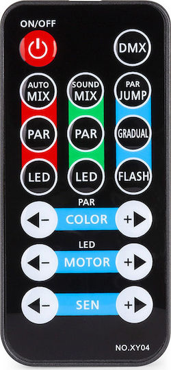 Max Audio Движеща се светлина LED ПАР DMX Partybar12 2x 2x Derby 4-in-1 RGBW