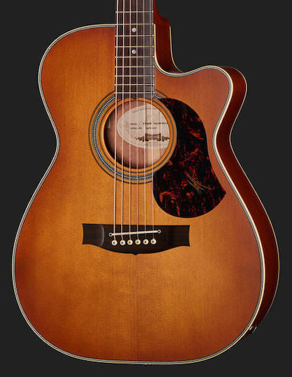 Maton Semi-Akustik Gitarre EBG808C Nashville Ausschnitt Bersten