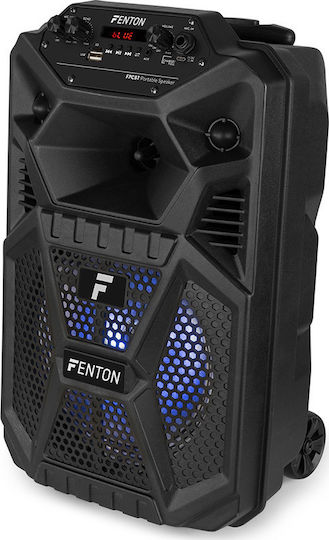 Fenton Karaoke Speaker With Wired Microphone And Lighting Effects FPC8T 170.089 Black