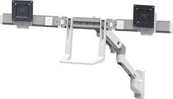 Ergotron HX Wall Dual Monitor Arm White