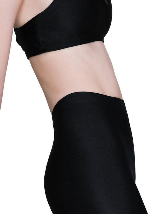 Jacqueline Shiny Women's Long Everyday Legging Shiny Black
