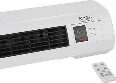 Adler Αεροperdea Cu încălzire electrică Cu lățimea de 53.5cm și telecomandă