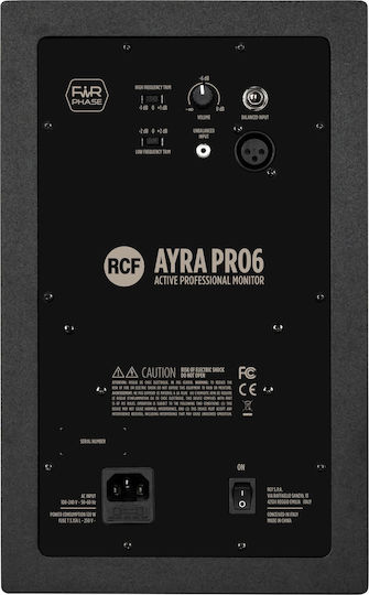 RCF Ayra Pro6 Хейчо Studio Monitor 6.5" 120W Брой Черен