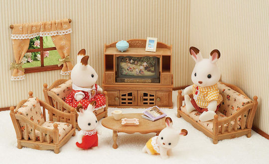 Epoch Toys Comfy Living Room Set Sylvanian Families για 3+ Ετών 16εκ. (Διάφορα Σχέδια)