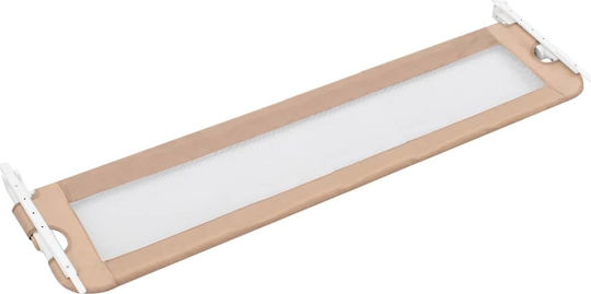 vidaXL Pliabil Bară de protecție pentru pat Montaj simplu în Culoare Maro 180x42cm 1buc