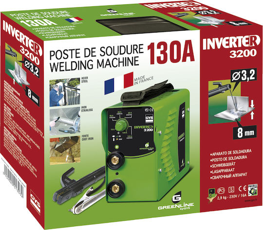 GYS Inverter 3200 Ηλεκτροκόλληση Inverter TIG με Μέγιστο Ρεύμα Συγκόλλησης 130A