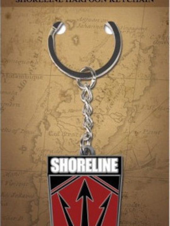 Gaya Entertainment Μπρελόκ Πορτοφόλι Uncharted Shoreline Triangle Logo Μεταλλικό