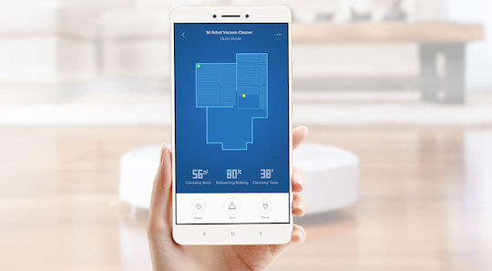 Xiaomi Mi Robot Robot Vacuum Cleaner with Laser Mapping & 1800Pa Suction Power White