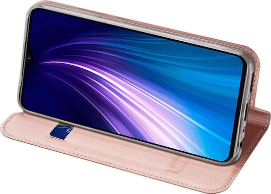 Dux Ducis Skin Pro Synthetic Leather Book Rose Gold (Redmi Note 8T)
