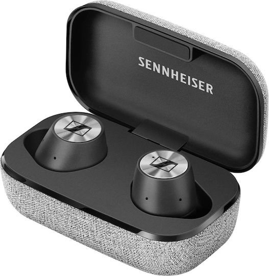 Sennheiser Momentum True Wireless In-ear Bluetooth Handsfree Ακουστικά με Θήκη Φόρτισης Γκρι