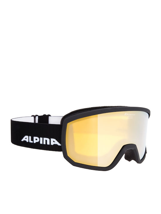 Alpina Scarabeo HM/MM Μάσκα Σκι & Snowboard Ενηλίκων με Φακό Καθρέπτη
