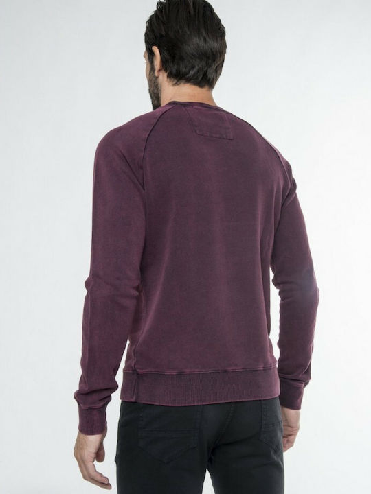 Funky Buddha Men's Sweatshirt Burgundy