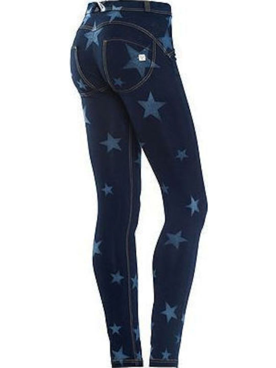 Wr.Up Skinny Καθημερινό Γυναικείο Μακρύ Κολάν Navy Μπλε