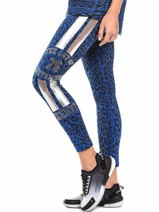 Freddy Superfit 7/8 Ausbildung Frauen Gekürzt Leggings Blau