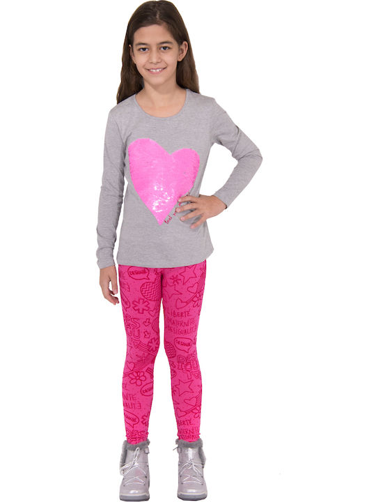 Kids Legging Long Fuchsia Aristoteles