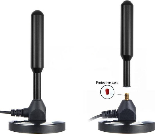 Digital TV Stereo KOR-SG-3002-OEM Innenbereich Fernsehantenne (Benötigt keine Stromversorgung) Schwarz